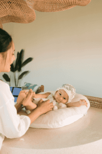 ANTI REFLUX BABY LOUNGER [NUDE BEIGE]