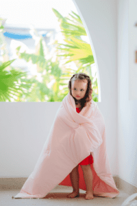 TODDLER SUMMER BLANKET - BABY PINK
