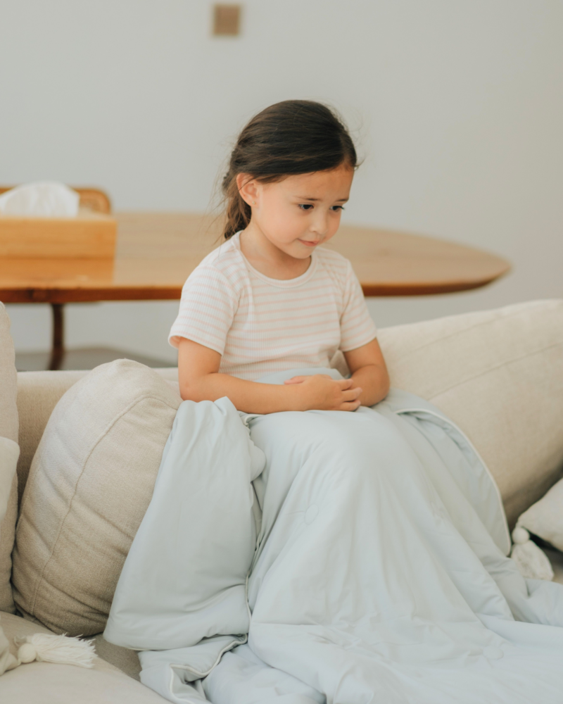 TODDLER SUMMER BLANKET - SAGE