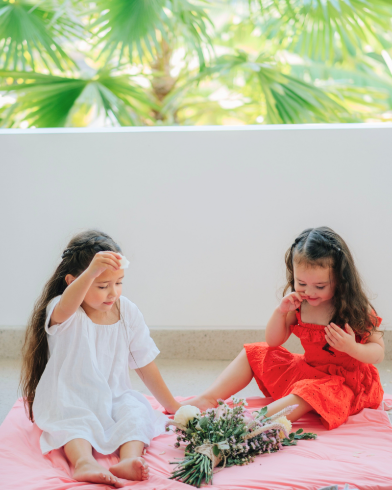 TODDLER SUMMER BLANKET – CHERRY PINK