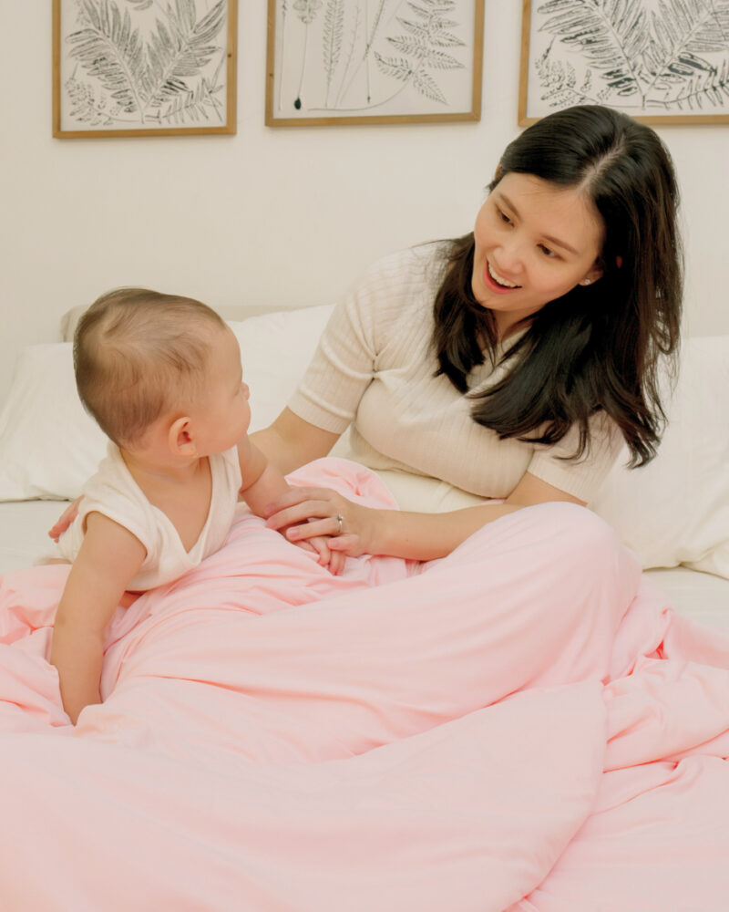 ADULT SUMMER BLANKET - BABY PINK