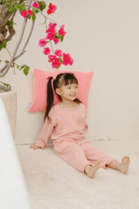 TODDLER SUMMER HEAD PILLOW - CHERRY PINK - 45x35CM