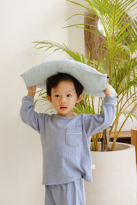 TODDLER SUMMER HEAD PILLOW - BABY BLUE