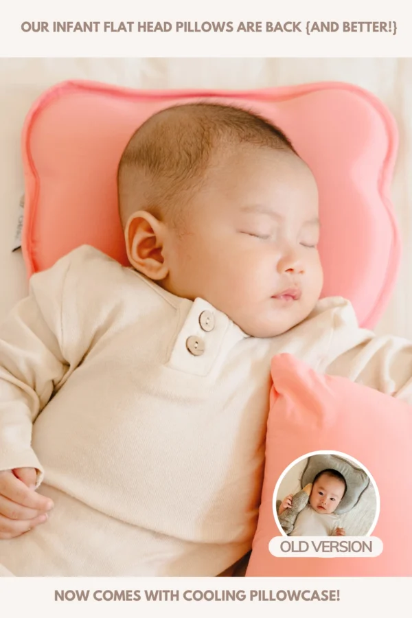 INFANT FLAT HEAD PILLOW - PURPLE