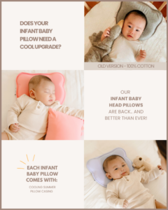 INFANT FLAT HEAD PILLOW