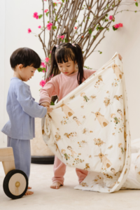 TODDLER SUMMER BLANKET – FARM PRINT