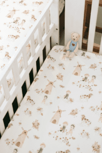 SUMMER CRIB SHEET - FARM PRINT