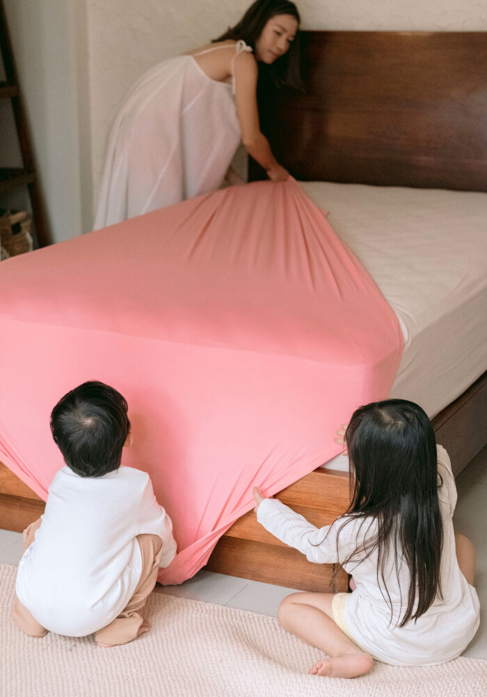 SUMMER FITTED SINGLE SHEET - CHERRY PINK [PREORDER - ETA 7TH FEB]