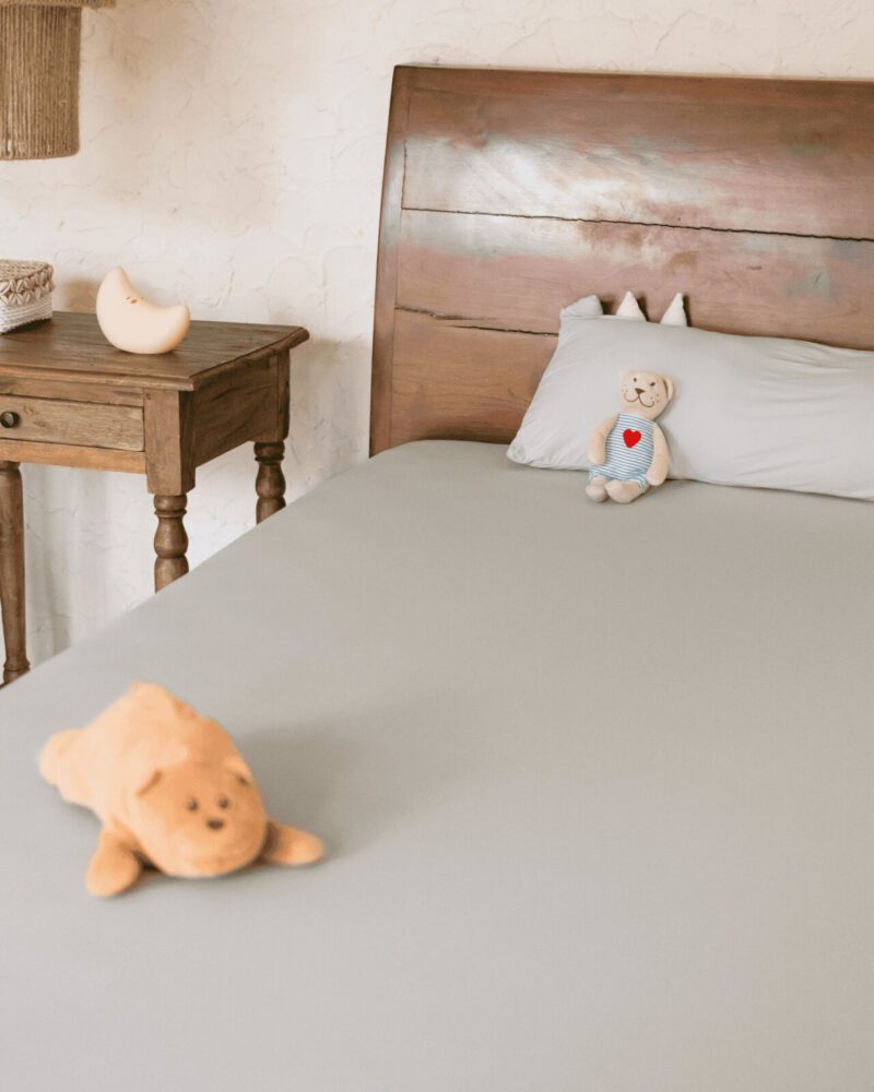 TODDLER SUMMER FITTED SHEET - SAGE
