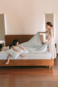 ADULT SUMMER FITTED SHEET SET [INCLUDE 2 PILLOW CASE] - SAGE [BACKORDER: ETA 17th DECEMBER]