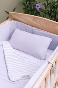 NEWBORN BEDDING SET - PURPLE