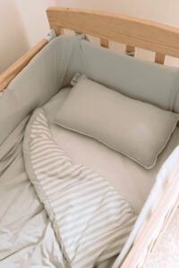 NEWBORN BEDDING SET - SAGE