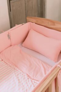 NEWBORN BEDDING SET - BABY PINK