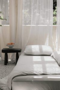 ADULT SUMMER FITTED SHEET SET [INCLUDE 2 PILLOW CASE] - GREY