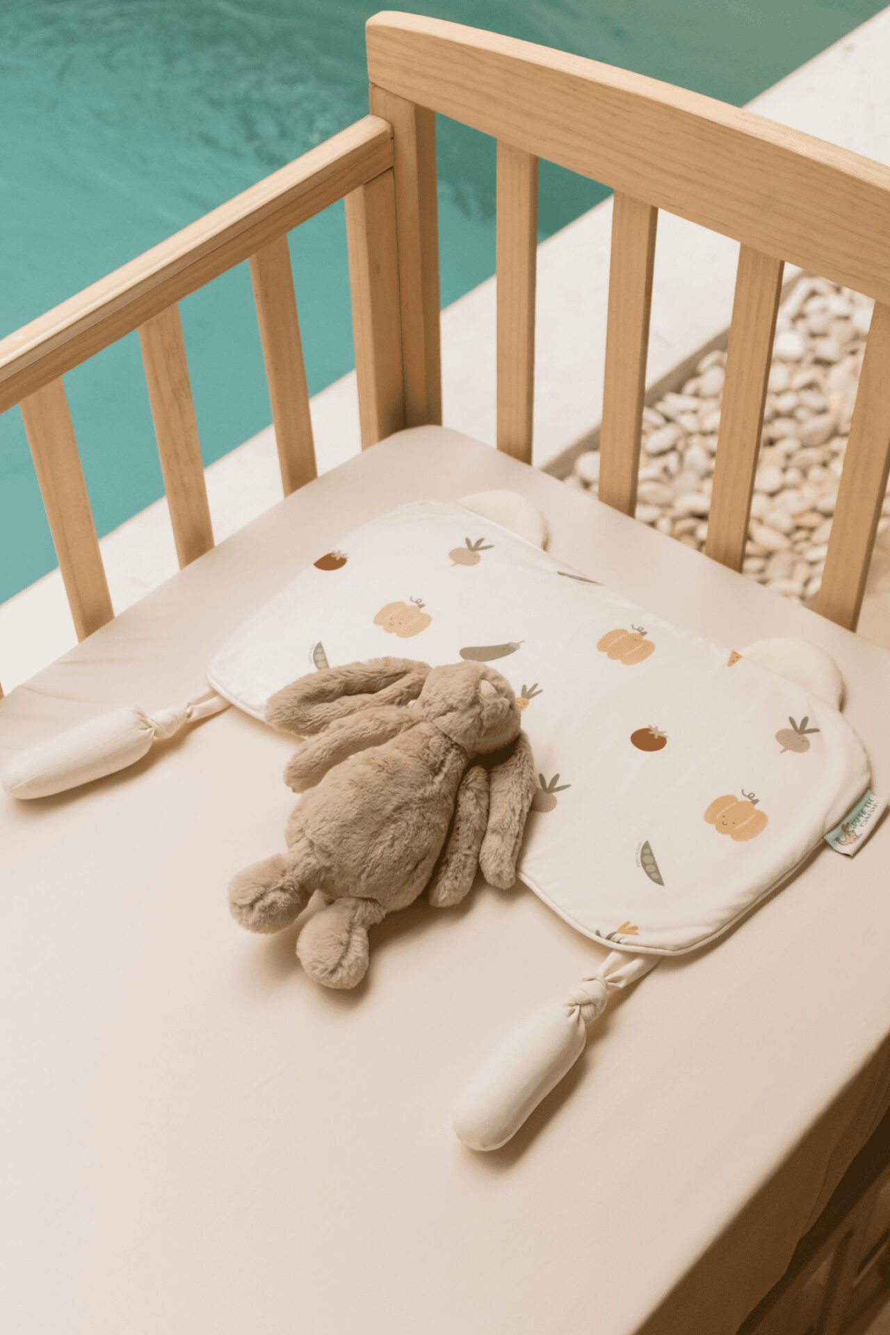 INFANT PILLOW WITH HUSK -VEGGIE